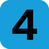 4-blue Number 4
