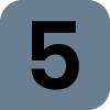 5-grey Number 5