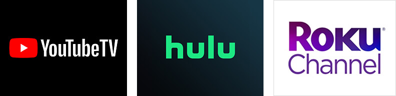 YouTube Hulu Roku