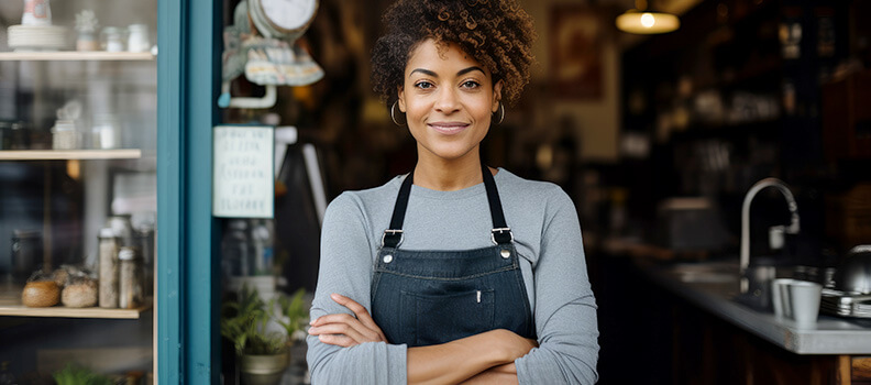 Small business store owner